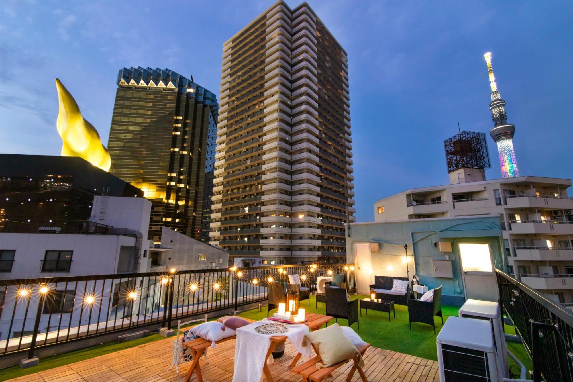 【5/24new Open】浅草徒歩3分/max9名/無料駐車場/渋谷直通 Apartament