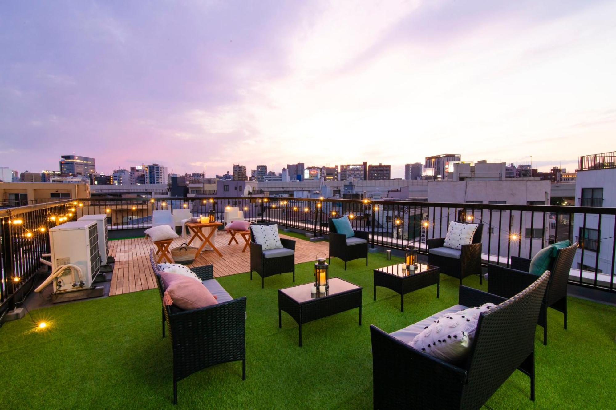 Apartament 【5/24new Open】浅草徒歩3分/max9名/無料駐車場/渋谷直通 *
